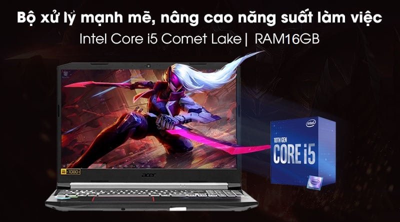 Acer Nitro 5 AN515-55 core i5